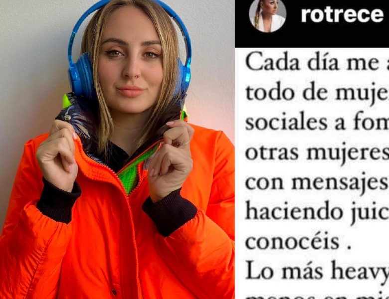«Fomentáis el odio, somos personas!» Rocío Flores carga  en redes contra el feminismo