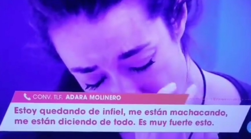 Video: Adara se rompe en su primera llamada tras su ruptura con Gianmarco