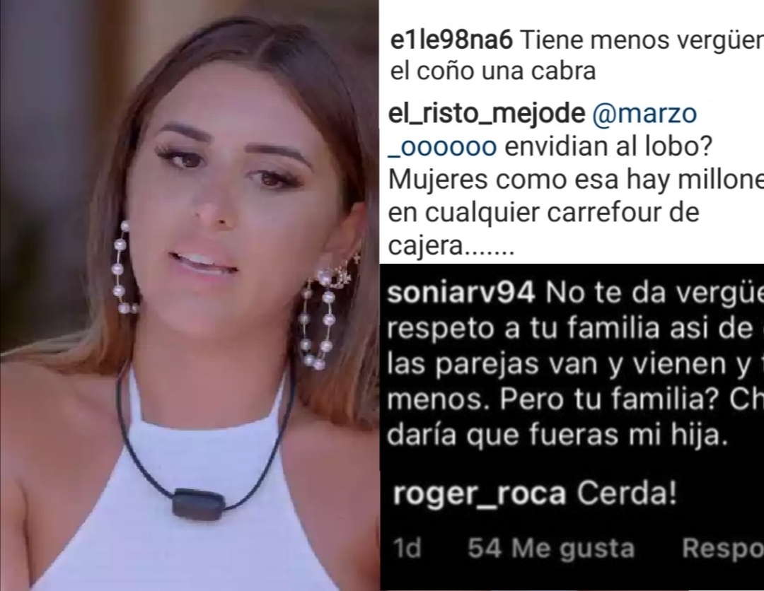 Marina desbordada por los insultos tras la publicación del video