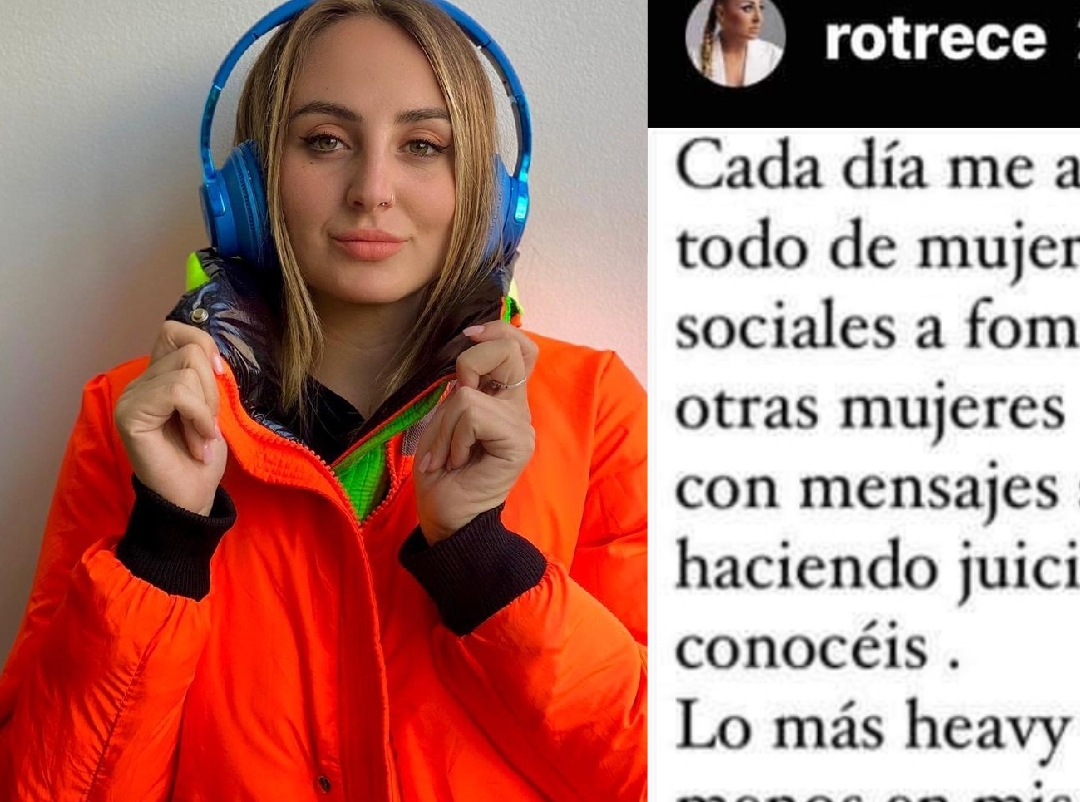 «Fomentáis el odio, somos personas!» Rocío Flores carga  en redes contra el feminismo