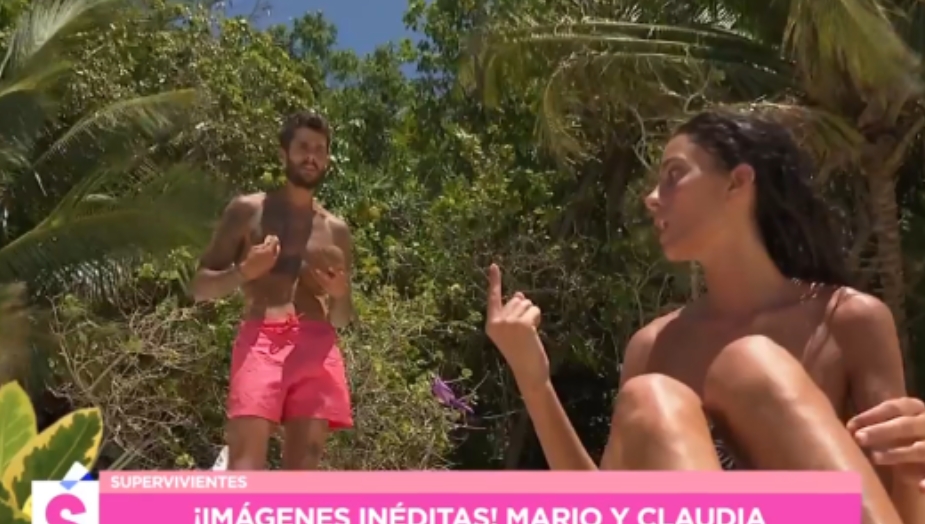 Socialité emite la bronca inédita entre Claudia y Mario que descubre porque no quiso seguir con ella en Supervivientes